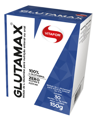 Glutamax (glutamina) - 30 Sachês De 10 Gramas - Vitafor