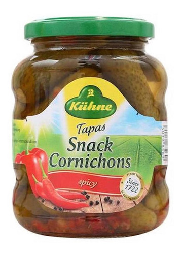 Pepinillos Kuhne Cornichons Picantes 330g