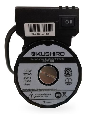 Imagen 4 de 10 de Bomba Presurizadora Grs100b Kushiro 100w
