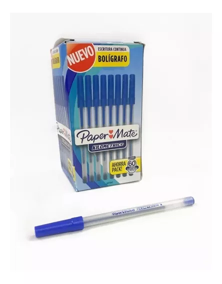 Boligrafo Paper Mate Kilometrico 1.0mm X 20 Unidades