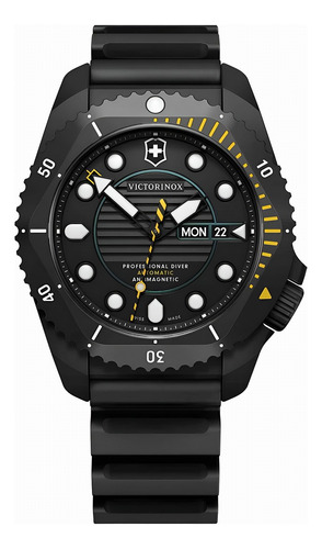 Reloj Victorinox 241997 Dive Pro Automatic Titanium 300m Negro Negro Negro