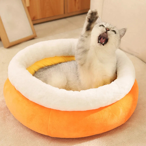 Cueva Para Perros, Cálida, Para Gatos Y Cachorros, Con Cojín