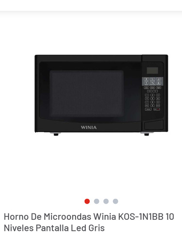 Horno De Microondas Winia Kos-1n1bb 10 Niveles Pantalla Led