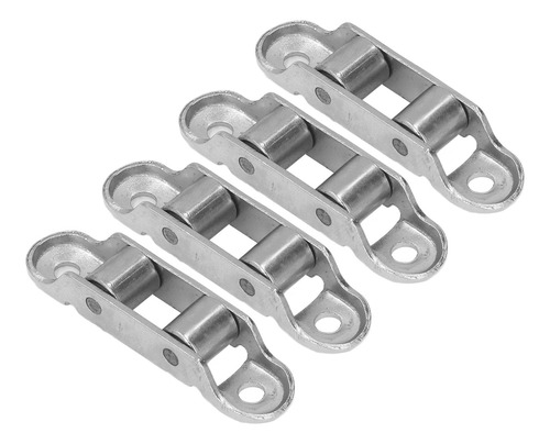 Polea De Acero Inoxidable 4pcs Doble Accionamiento Rodillos