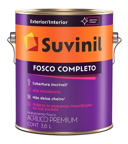 Tinta Suvinil Fosco Completo Branco Neve 3,6l 53398916 