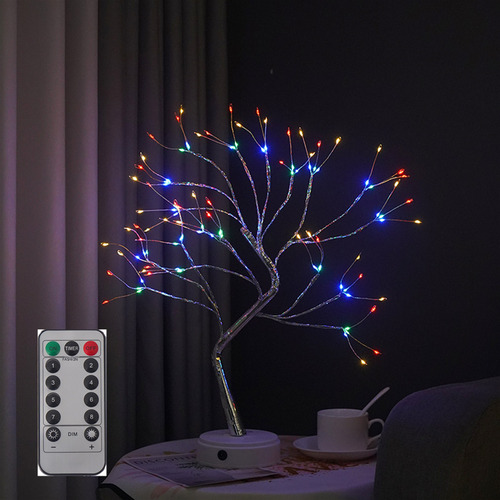 Control Remoto Color 108 Con Ocho Lámparas Macho 1 Led