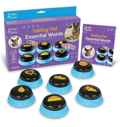 Imagen 3 de 8 de Botones Adiestramiento Talking Pet Palabras Esenciales Perro