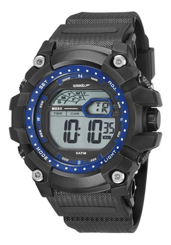 Relógio Speedo Masculino Digital Preto 11004g0evnp4