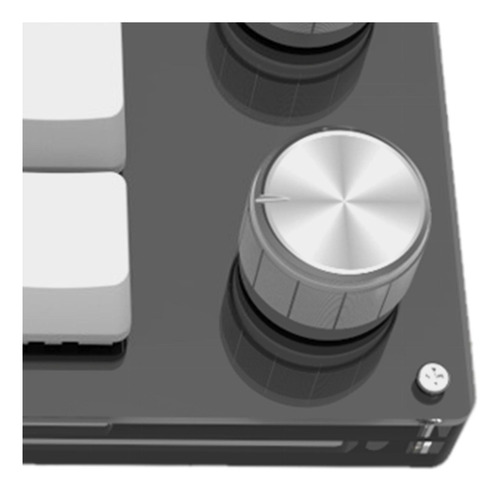 Teclado Para Jogos De Uma Mão Com 12 Teclas Atalhos Branco