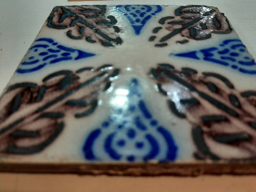 Imagen 5 de 8 de Antiguo Azulejo Pas De Calais 7649