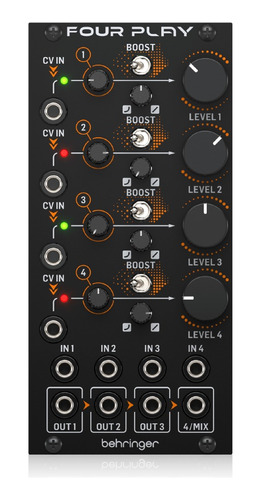 Módulo Behringer Four Play Eurorack Vca Y Mixer Cuádruple