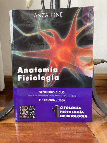 Anatomia Y Fisiologia Tomo 1 Citologia-histologia  Anzalone