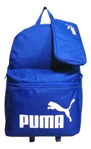 Mochila Puma Phase Backpack Set Unisex Color Azul (07994613)