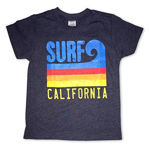 Sol Baby Surf California Stripe Wave Heathered Navy