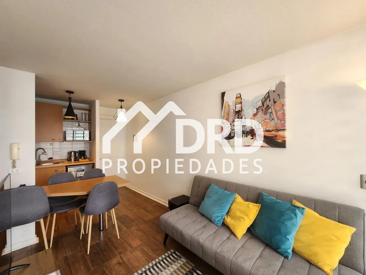 Imagen 1 de 19 de Depto 1 D Amoblado Inversión Airbnb Metro Sta Lucía