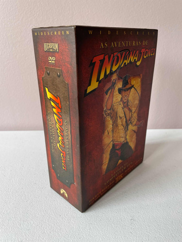 Box Com 4 Dvds Indiana Jones