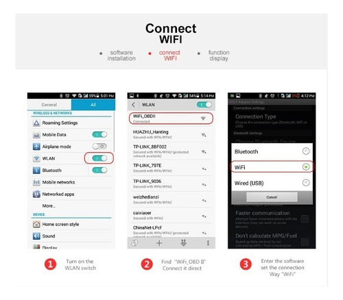 Escaner Obd2 Wifi Elm327 Scanner Para (ios) / Android Multi