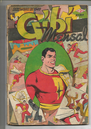 Gibi Mensal Nº 71a Out 1946 C/ Namor Capit Marvel Original (Usado)