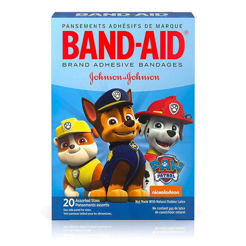 Tirita Adhesiva Bandanges, Nickelodeon Paw Patrol, Surtidos,