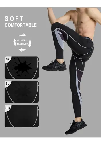 Lycra Deportiva Transpirable - Negro Gris Ref. 8030