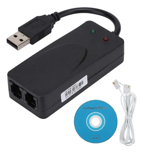 V Bestlife Puertos Duales Usb2.0 56k Datos De Fax De Voz Ex.