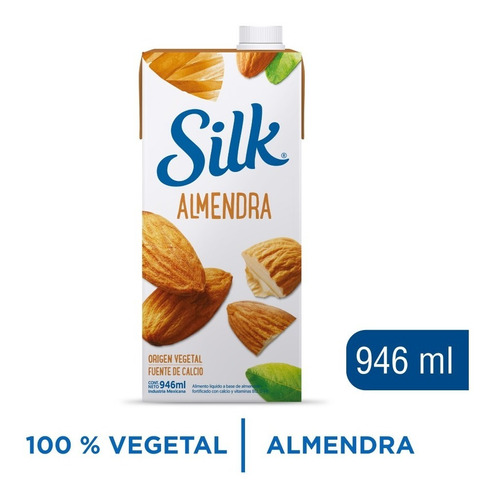 Silk Bebida Vegetal A Base De Almendra Original 946 Ml