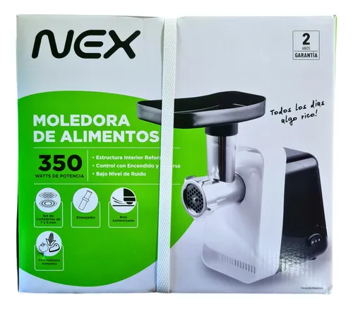 Picadora Moledora De Carne Embutidora Nex + Accesorios 350w