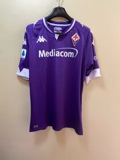 Jersey Fiorentina 2022 Vlahovic Utileria Match Issue Local