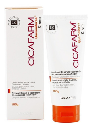Imagen 1 de 1 de Crema Cicatrizante Para Quemaduras Superficiales Cicafarm Q