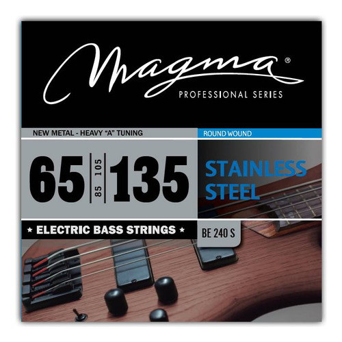 Encordado Magma Bajo Stainless Steel 65-135 N.metal H Be240s