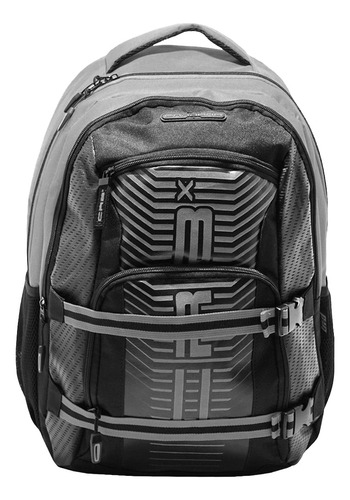 Mochila urbana Lsd 9126741 color gris diseño lisa 35L