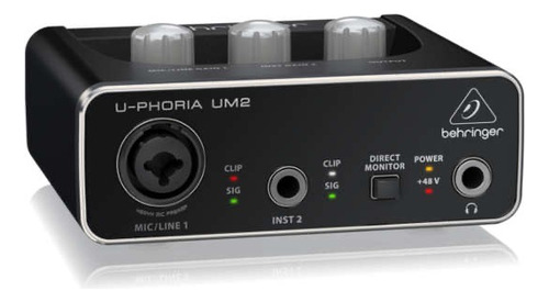 Interfaz De Audio Usb Behringer U-phoria Um2