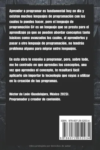 Aprender A Programar Con C#: Un Libro Lleno De Conceptos Imp