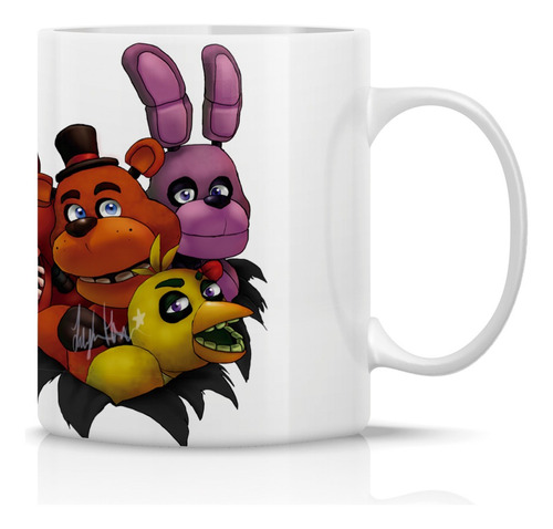 Taza/tazon/mug Freddy At Videojuego Terror D4