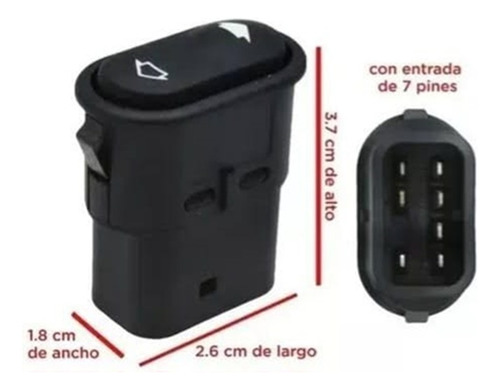Switch Universal Vidrios Y Seguros Eléctricos Mystique