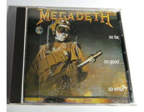 Megadeth - So Far, So Good ( C D Ed. Canadá Sonido Original)