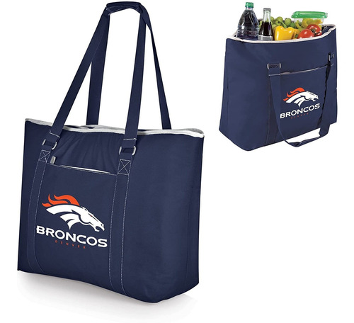 Broncos Nfl Denver Tahoe Extra Grande Refrigerador Aisl...