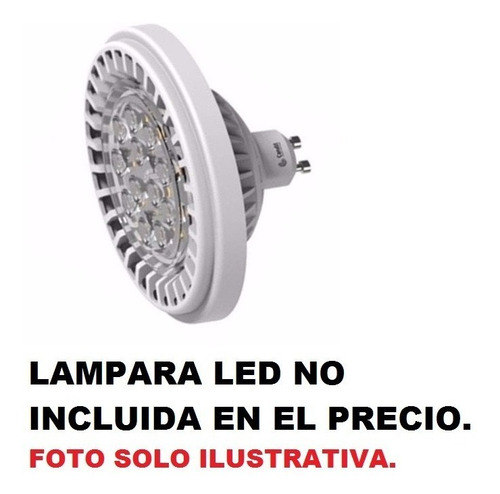 Spot Tacho Ar111 Ideal Riel O Bandeja Porta Cable. Apto Led