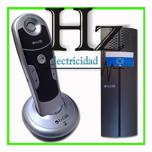 Portero Electrico Inalambrico Vi.com 6011f Frente + Telefono