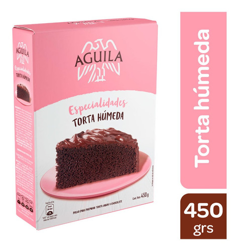 Torta Humeda Aguila De Chocolate Pre Mezcla X 450 Gr