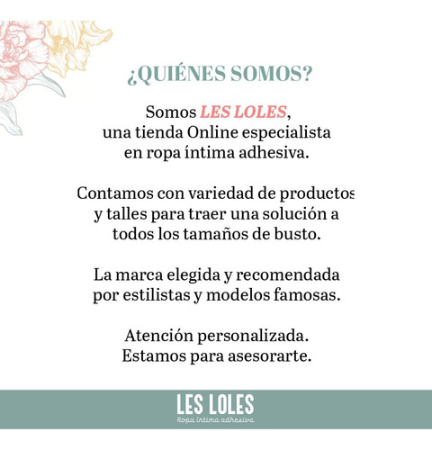 Imagen 10 de 10 de Corpiño Adhesivo Tiras Transparentes + Pezoneras, Les Loles