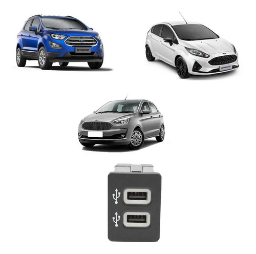 Entrada Usb Console Ford Ka 2020 Hc3t14f014ac +