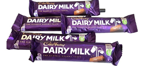 10 Chocolates Con Leche Cadbury Dayry Milk Leche 45 Gr C/u