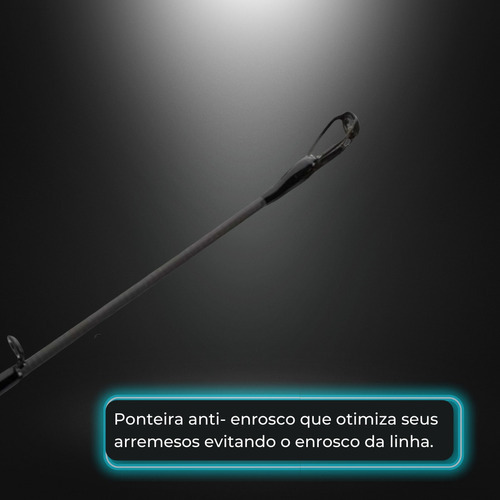 Vara 13 Fishing Defy Black 581 (1,73m) 12-20lb P/ Carretilha