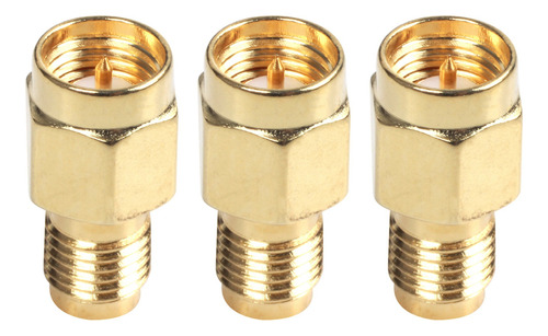 Adaptador Coaxial Rf Hembra Rp-sma, 3 Conectores Macho Sma,