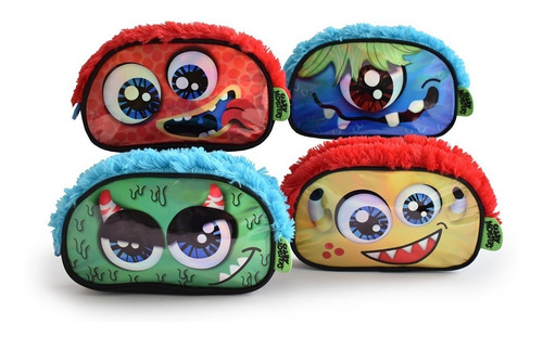 Cartuchera Monsters Acrílico Efectos Pelo 83650 Cuota
