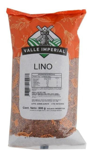 Semilla De Lino 500 Grs - Valle Imperial.