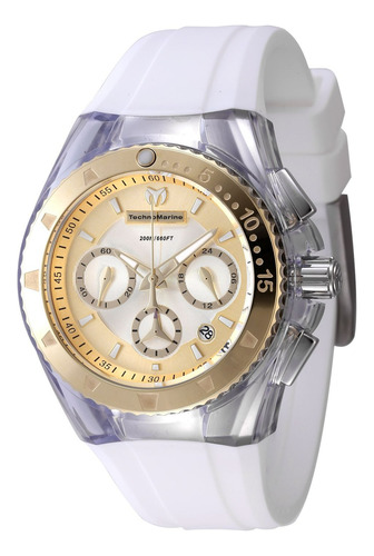 Reloj Technomarine Tm-116002 Blanco Mujer