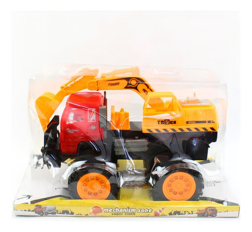 Camion De Construccion Excavadora De Friccion Juguete Niños