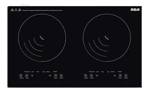 Parrilla de inducción 5Q-IN-110V empotrable de cristal templado con 5  quemadores